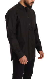 Thumbnail for Elegant Black 100% Cotton Men's Shirt