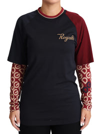 Thumbnail for Multicolor Royals Cotton Crewneck Sweater