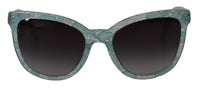 Thumbnail for Elegant Blue Lace-Crystal Sunglasses