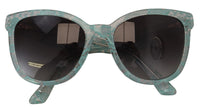 Thumbnail for Elegant Blue Lace-Crystal Sunglasses