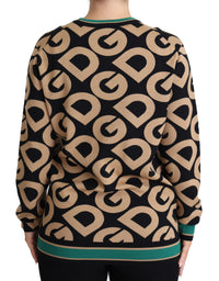 Thumbnail for Elegant Multicolor Wool Blend Sweater