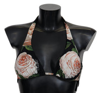 Thumbnail for Elegant Floral Print Bikini Top