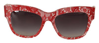 Thumbnail for Sicilian Lace-Inspired Red Sunglasses