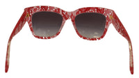 Thumbnail for Sicilian Lace-Inspired Red Sunglasses