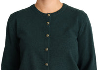 Thumbnail for Elegant Cashmere Crewneck Cardigan