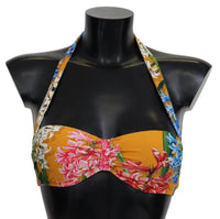 Thumbnail for Sunny Floral Bikini Top - Summer Elegance