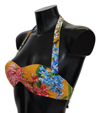 Thumbnail for Sunny Floral Bikini Top - Summer Elegance