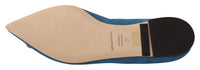 Thumbnail for Elegant Crystal-Embellished Suede Flats