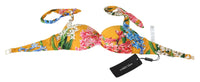 Thumbnail for Sunny Floral Bikini Top - Summer Elegance