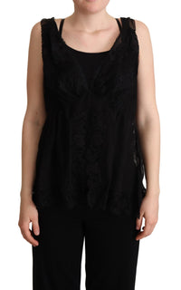 Thumbnail for Lustrous Silk-Blend Lace Trim Camisole