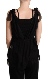 Thumbnail for Lustrous Silk-Blend Lace Trim Camisole
