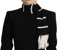 Thumbnail for Elegant Black Cashmere Turtleneck Sweater