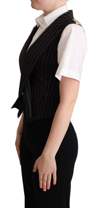 Thumbnail for Elegant Leopard Print Waistcoat – Sleeveless Vest