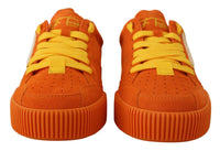 Thumbnail for Orange Leather P.j. Tucker Sneakers Shoes