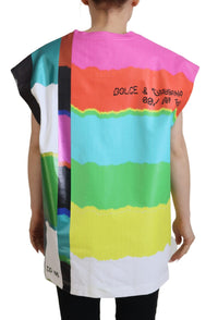 Thumbnail for Multicolor Sleeveless Cotton Top