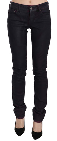 Thumbnail for Chic Black Low Waist Skinny Denim