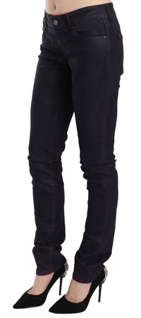 Thumbnail for Chic Black Low Waist Skinny Denim
