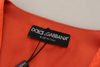Thumbnail for Elegant Orange Silk Waistcoat