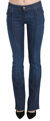 Thumbnail for Chic Blue Washed Boot Cut Denim Pants