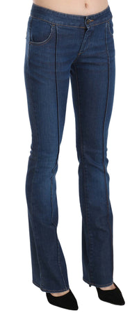 Thumbnail for Chic Blue Washed Boot Cut Denim Pants