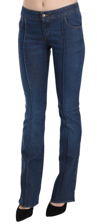 Thumbnail for Chic Blue Washed Boot Cut Denim Pants