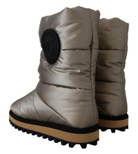 Thumbnail for Silver Platino Mid Calf Designer Boots