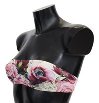 Thumbnail for Multicolor Floral Bikini Top - Elegant Summer Wear