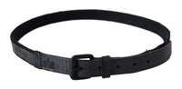 Thumbnail for Chic Black Leather Waist Belt
