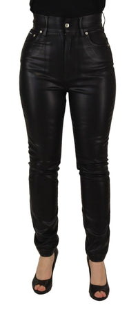 Thumbnail for Chic High Waist Skinny Black Pants