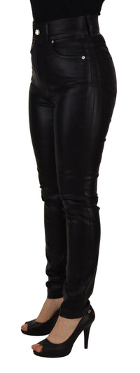 Thumbnail for Chic High Waist Skinny Black Pants