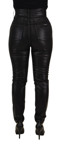 Thumbnail for Chic High Waist Skinny Black Pants