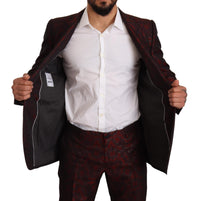 Thumbnail for Elegant Red Martini Three Piece Suit