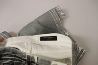 Thumbnail for High Waist Grey Denim Elegance