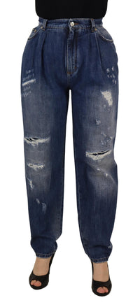 Thumbnail for High Waist Skinny Denim Jeans - Chic Blue Washed