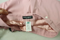 Thumbnail for Chic MidWaist Virgin Wool Pink Pants