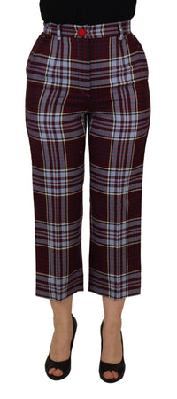 Thumbnail for Elegant High Waist Wool-Blend Trousers