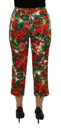 Thumbnail for Chic Cropped Mid Waist Pants - Multicolor