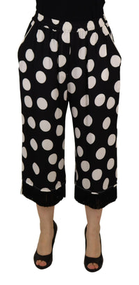 Thumbnail for Polka Dot Silk Mid Waist Pants