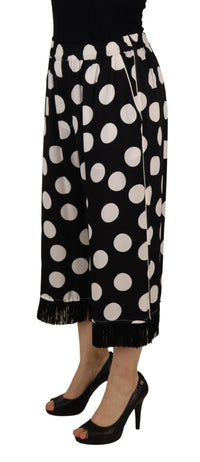 Thumbnail for Polka Dot Silk Mid Waist Pants
