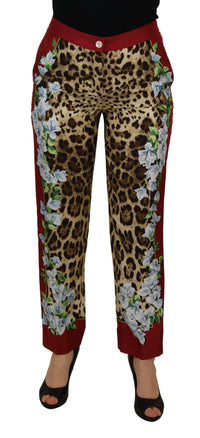 Thumbnail for Elegant Multicolor High Waist Silk Pants