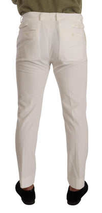 Thumbnail for Elegant Slim Fit Cotton Trousers