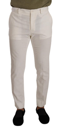 Thumbnail for Elegant Slim Fit Cotton Trousers