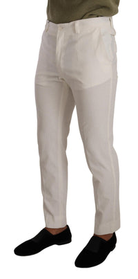 Thumbnail for Elegant Slim Fit Cotton Trousers