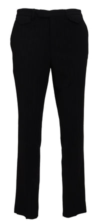 Thumbnail for Elegant Black Italian Designer Pants