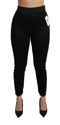 Thumbnail for Elegant High Waist Lace Pants