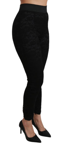 Thumbnail for Elegant High Waist Lace Pants