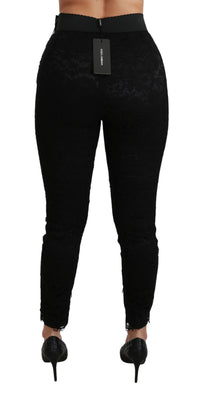 Thumbnail for Elegant High Waist Lace Pants