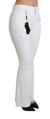 Thumbnail for Chic Flared Mid Waist Embroidered Pants