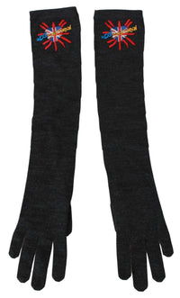 Thumbnail for Elegant Elbow Length Woolen Gloves