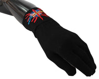 Thumbnail for Elegant Black Virgin Wool Unisex Gloves